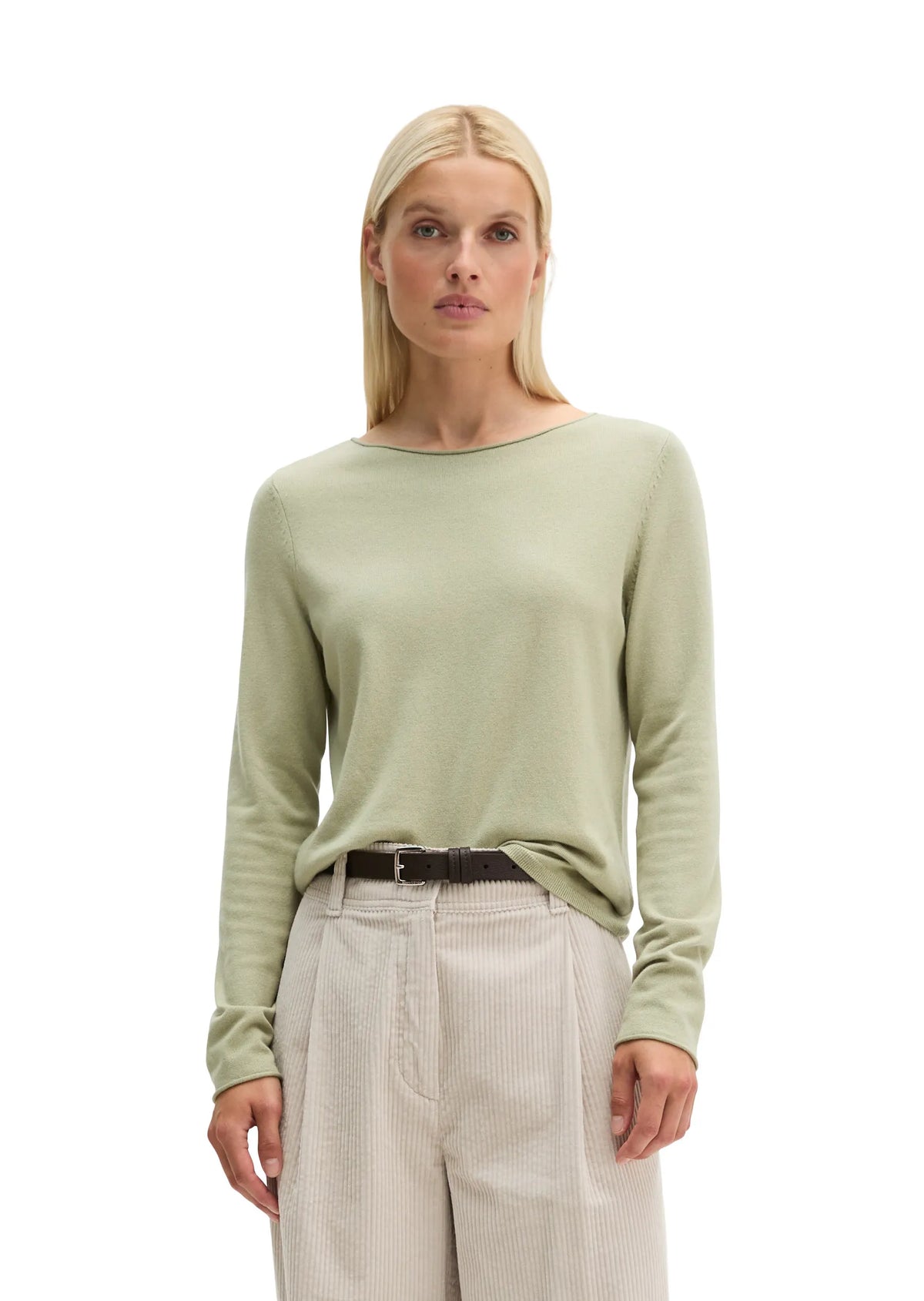 Strickpullover aus Schurwollmix