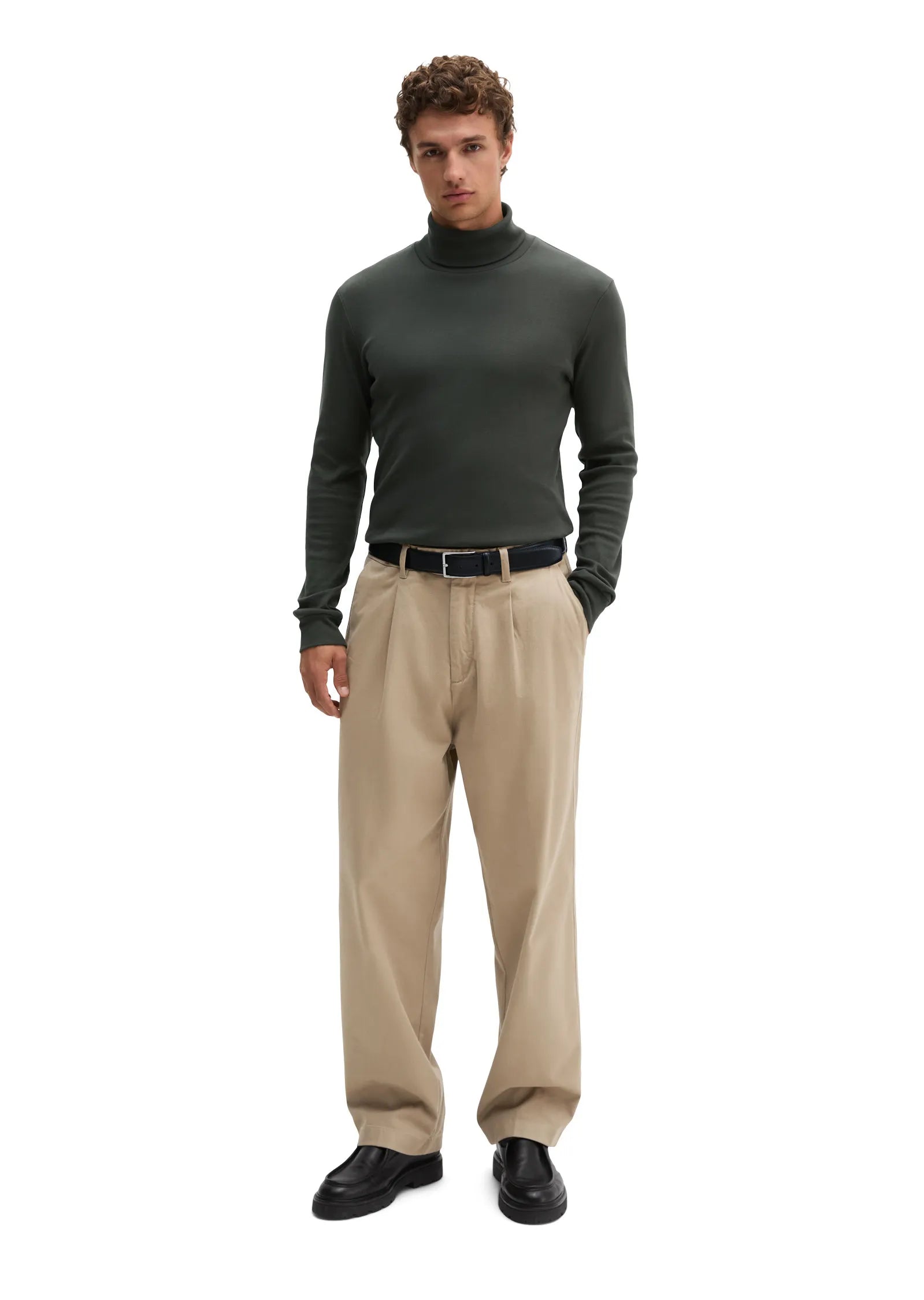 Rollkragenpullover aus Bio-Baumwolle