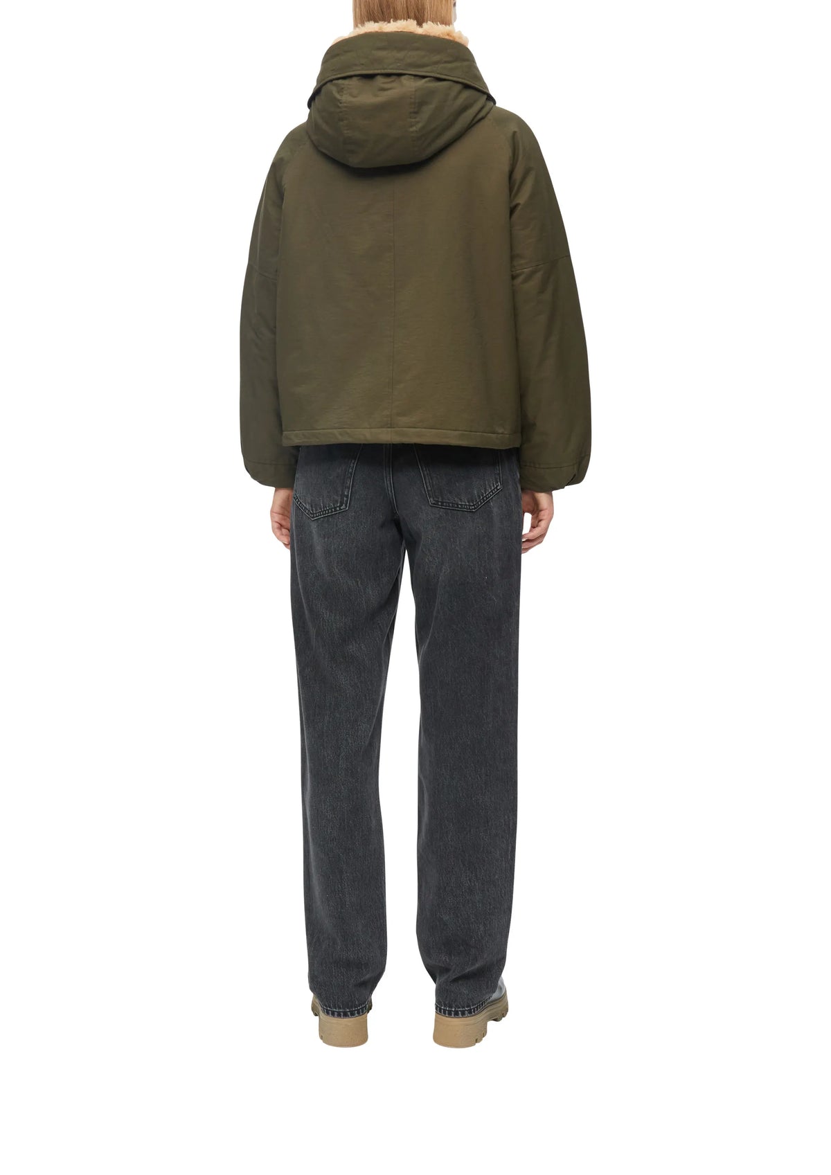 Parka mit Webpelz-Kapuze