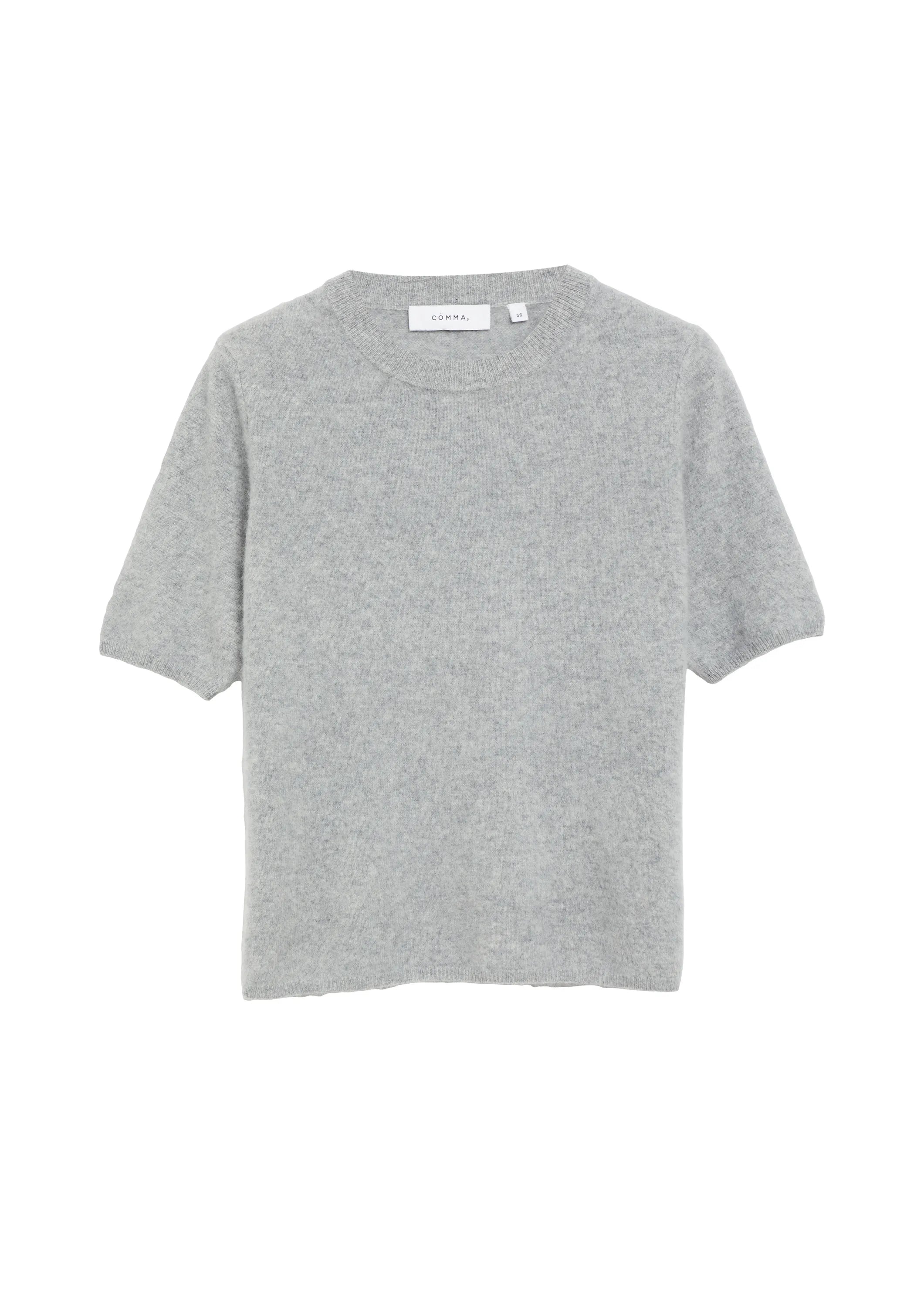 Strick-T-Shirt aus Wolle
