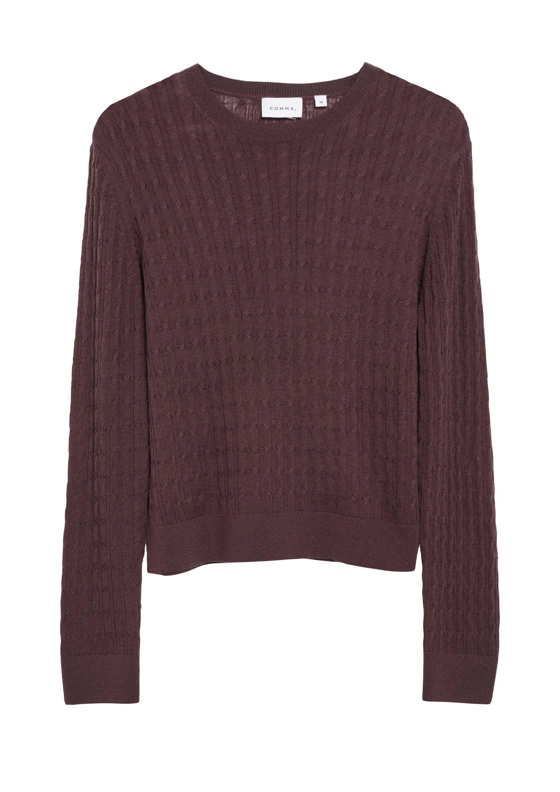 Strickpullover aus Wolle