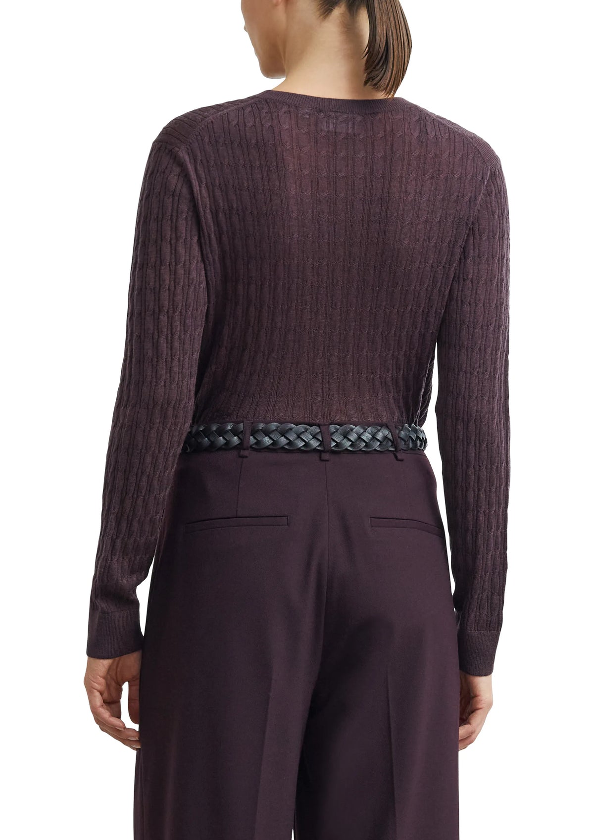 Strickpullover aus Wolle