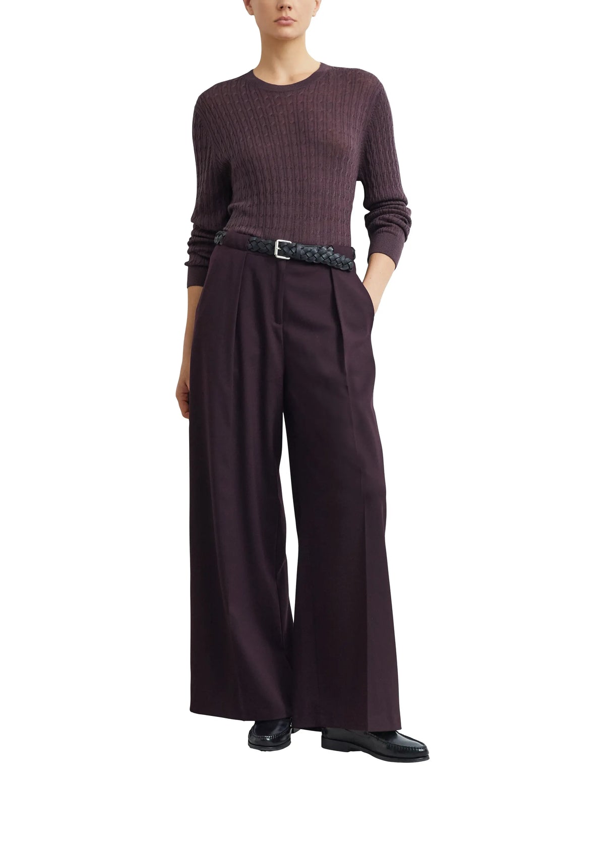 Strickpullover aus Wolle