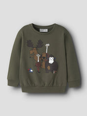 Sweatshirt aus Baumwolle