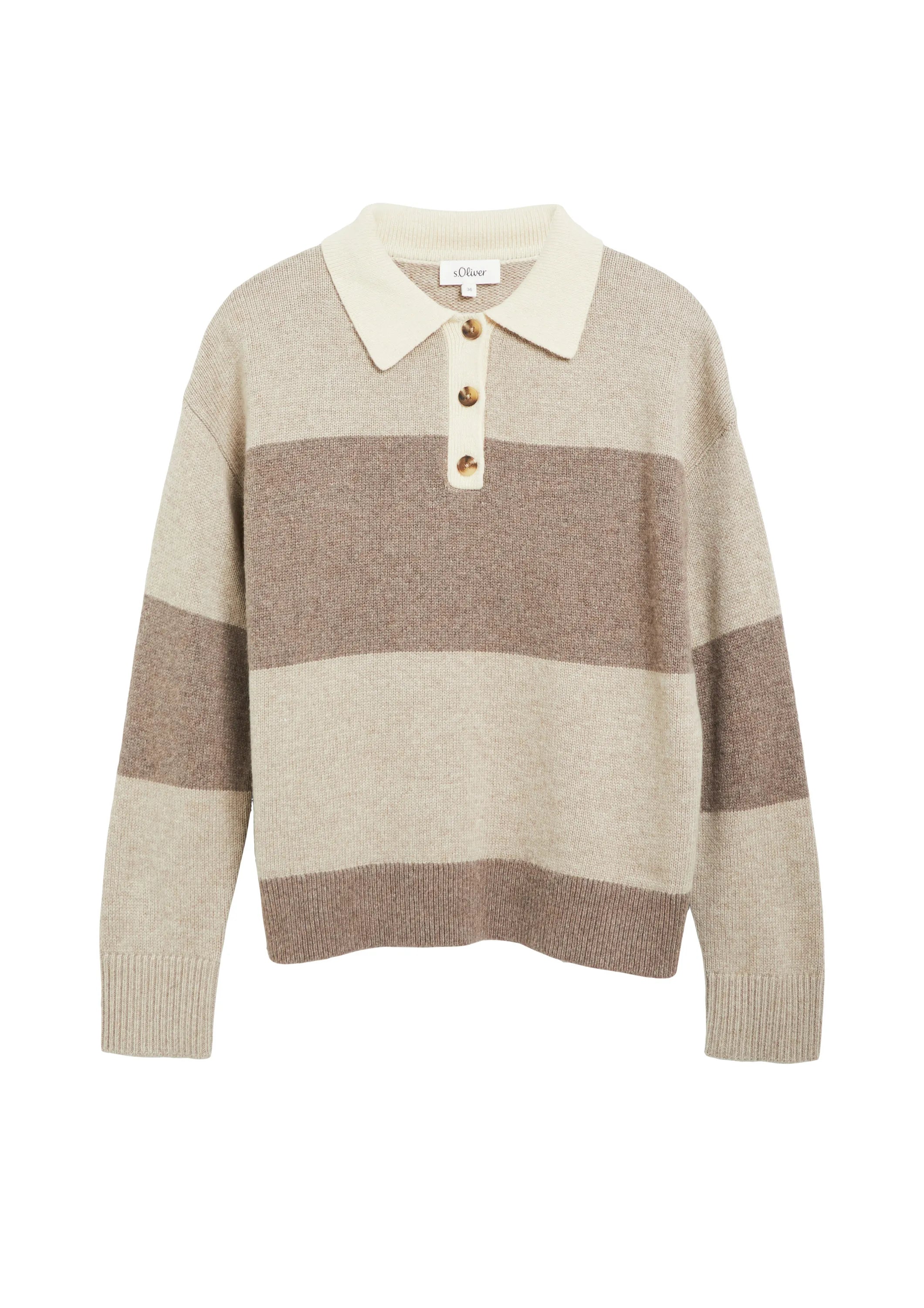 Strickpullover aus Viskosemix