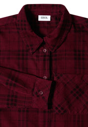 Hemdbluse kariert aus Baumwolle
