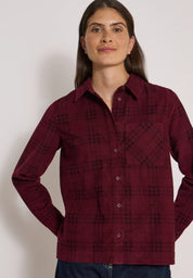 Hemdbluse kariert aus Baumwolle
