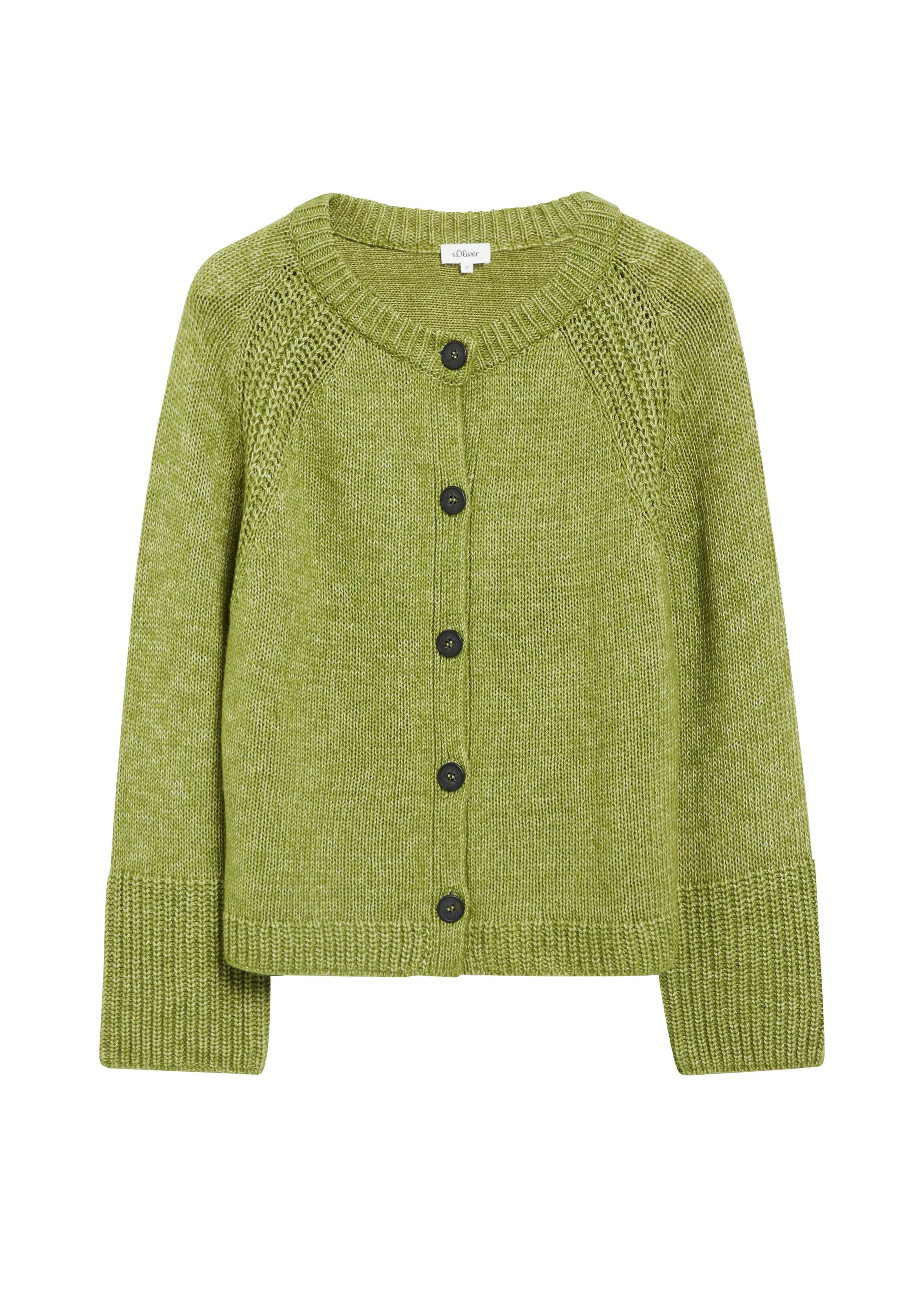 Strickjacke aus Baumwollmix
