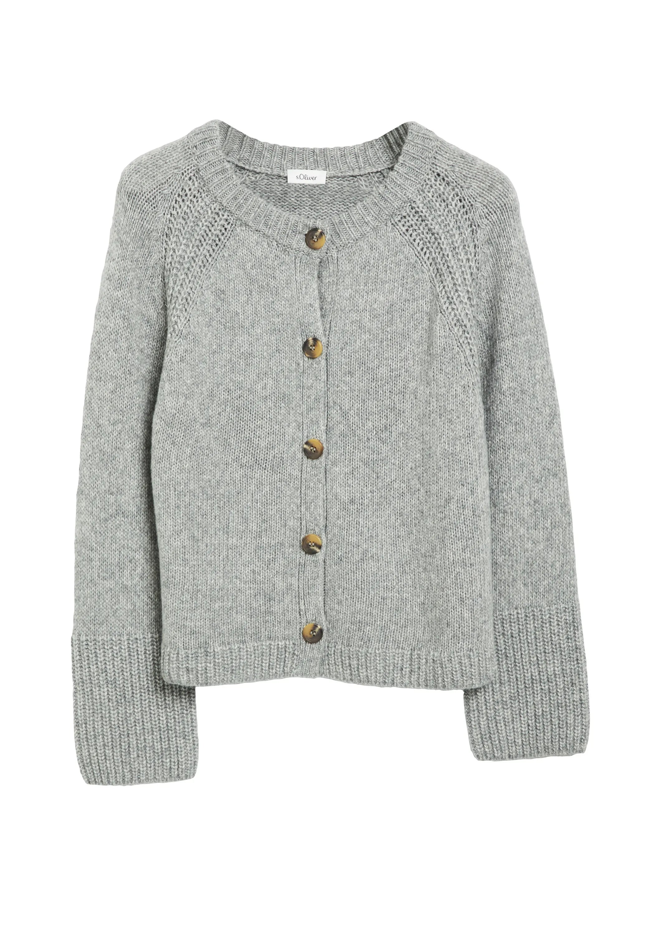 Strickjacke aus Baumwollmix