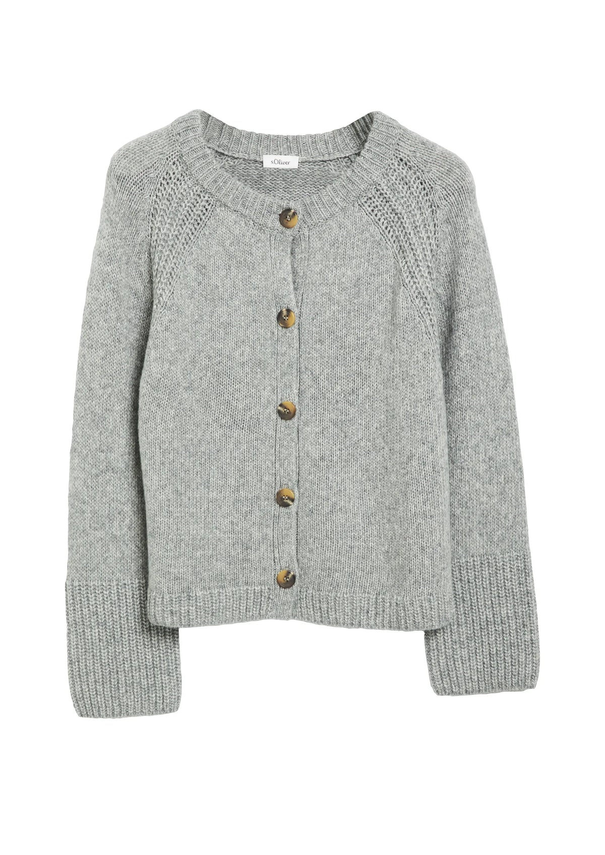 Strickjacke aus Baumwollmix