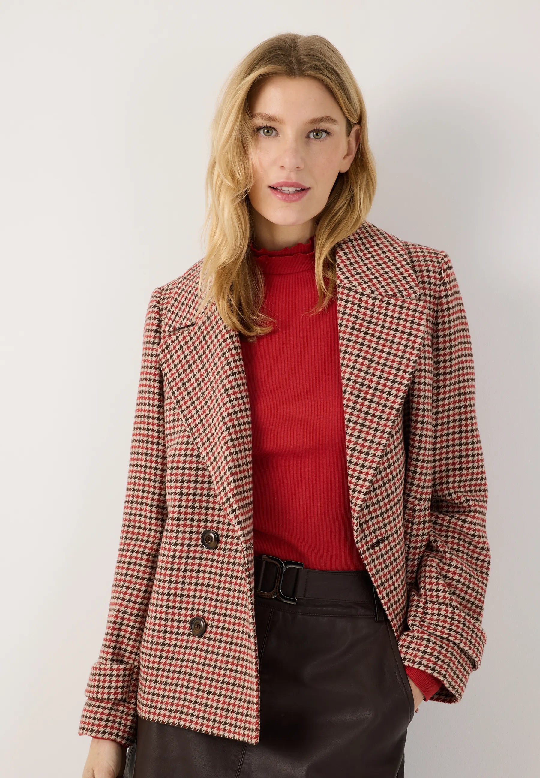 Kabanjacke aus Wollmix