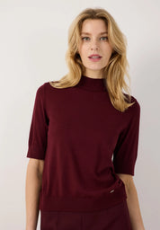 Strick-T-Shirt aus Viskose