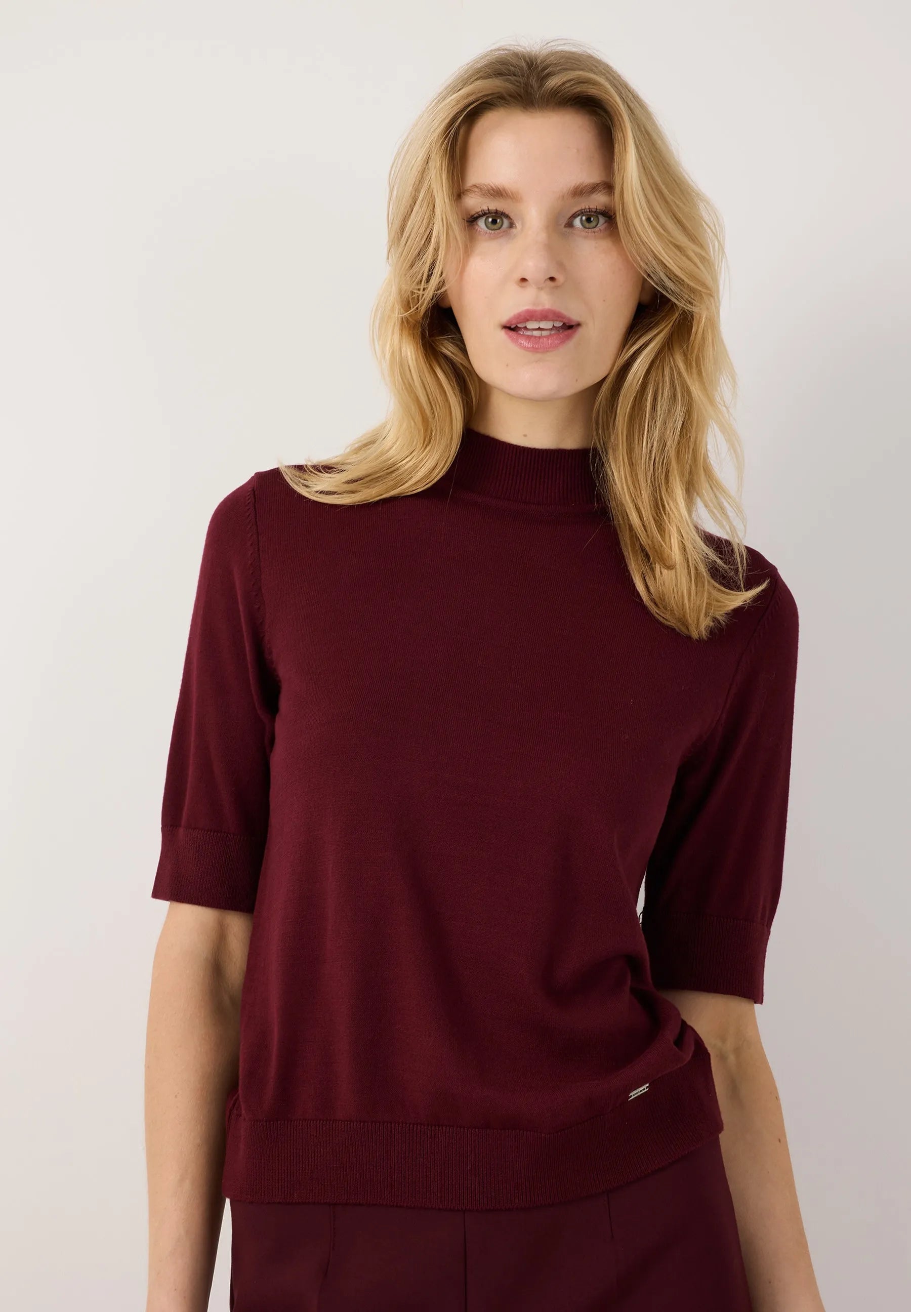 Strick-T-Shirt aus Viskose