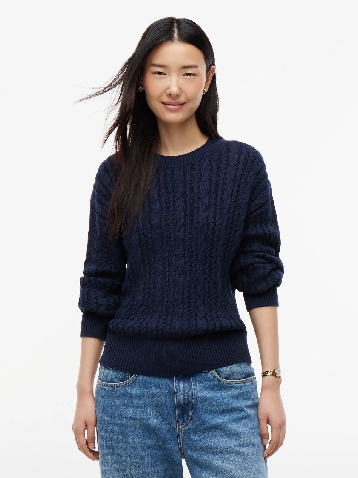 Strickpullover aus Baumwolle