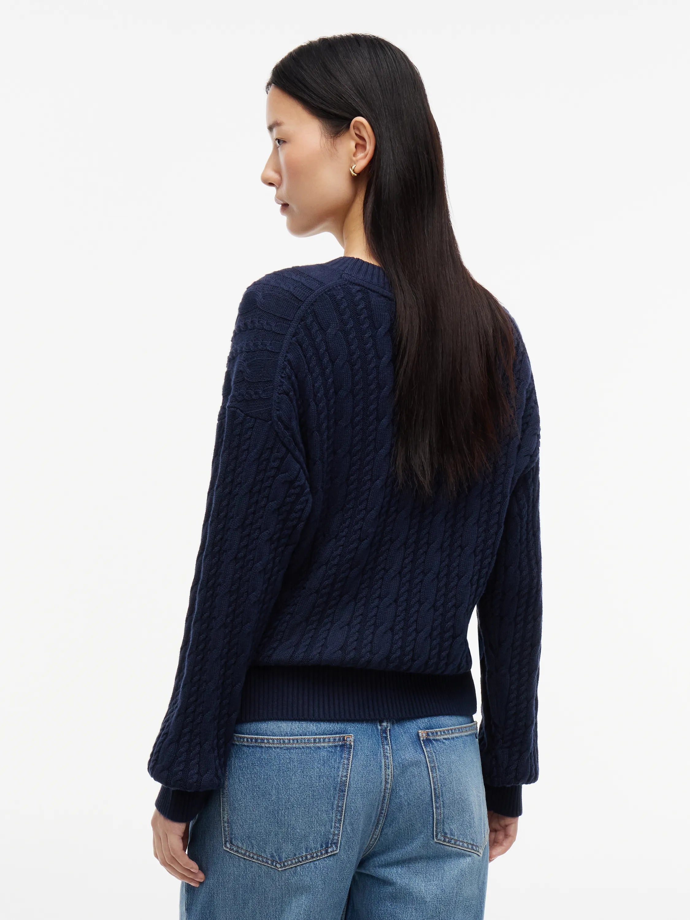 Strickpullover aus Baumwolle