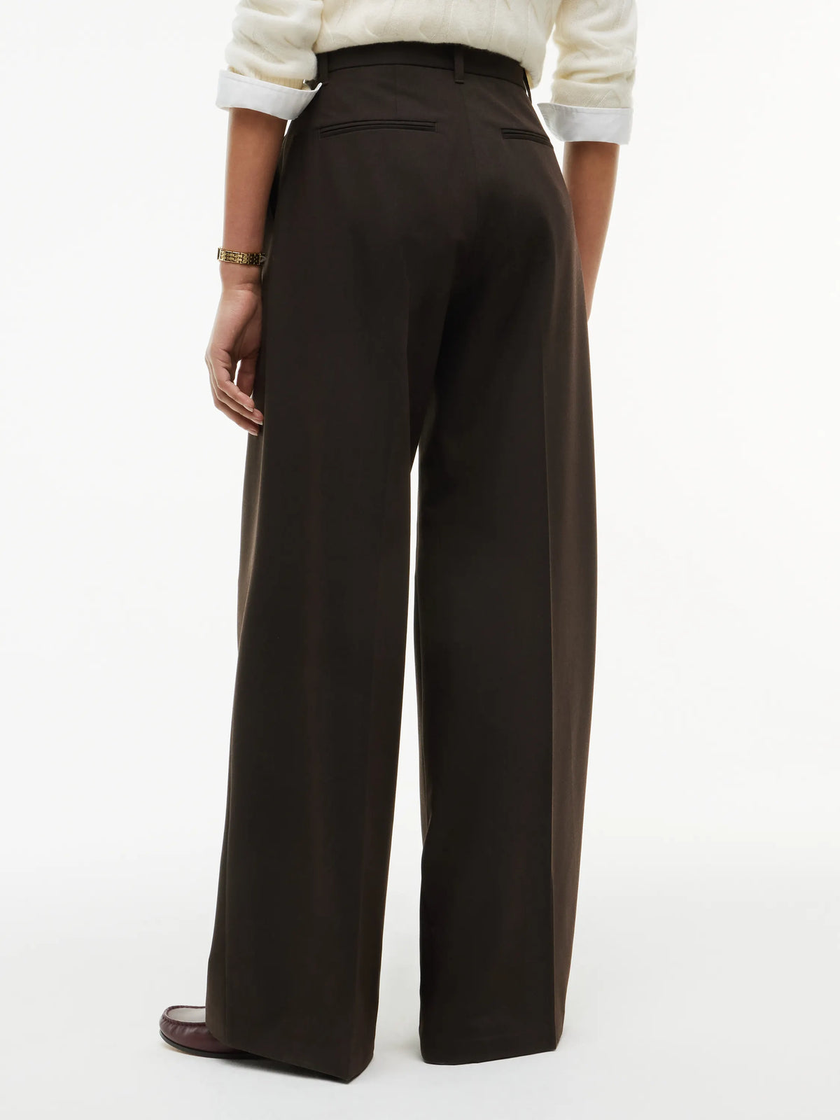 Bundfaltenhose Wide Leg