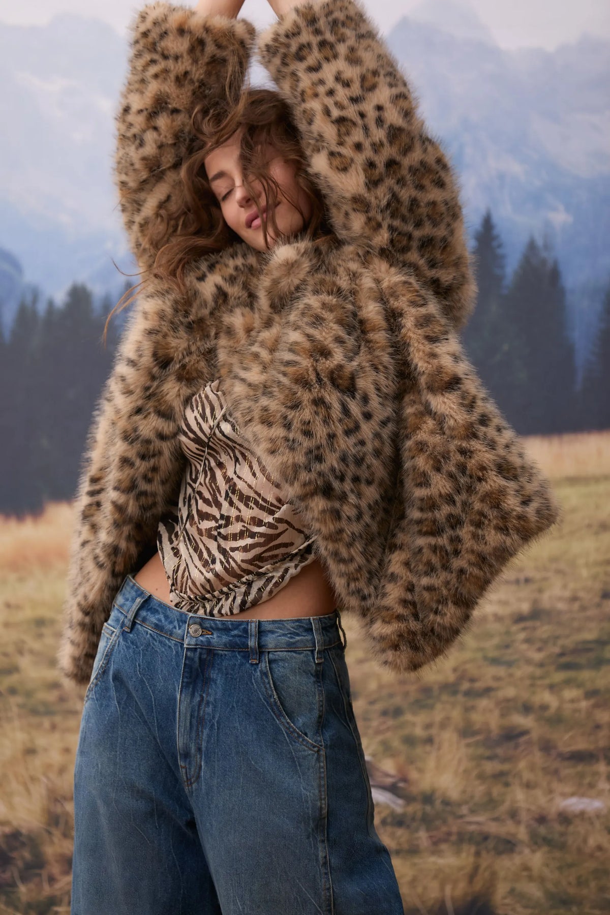 Bluse aus Viskose