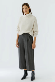 Bundfaltenhose Wide Leg