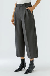 Bundfaltenhose Wide Leg
