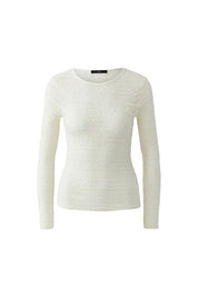 Langarmshirt aus Spitze