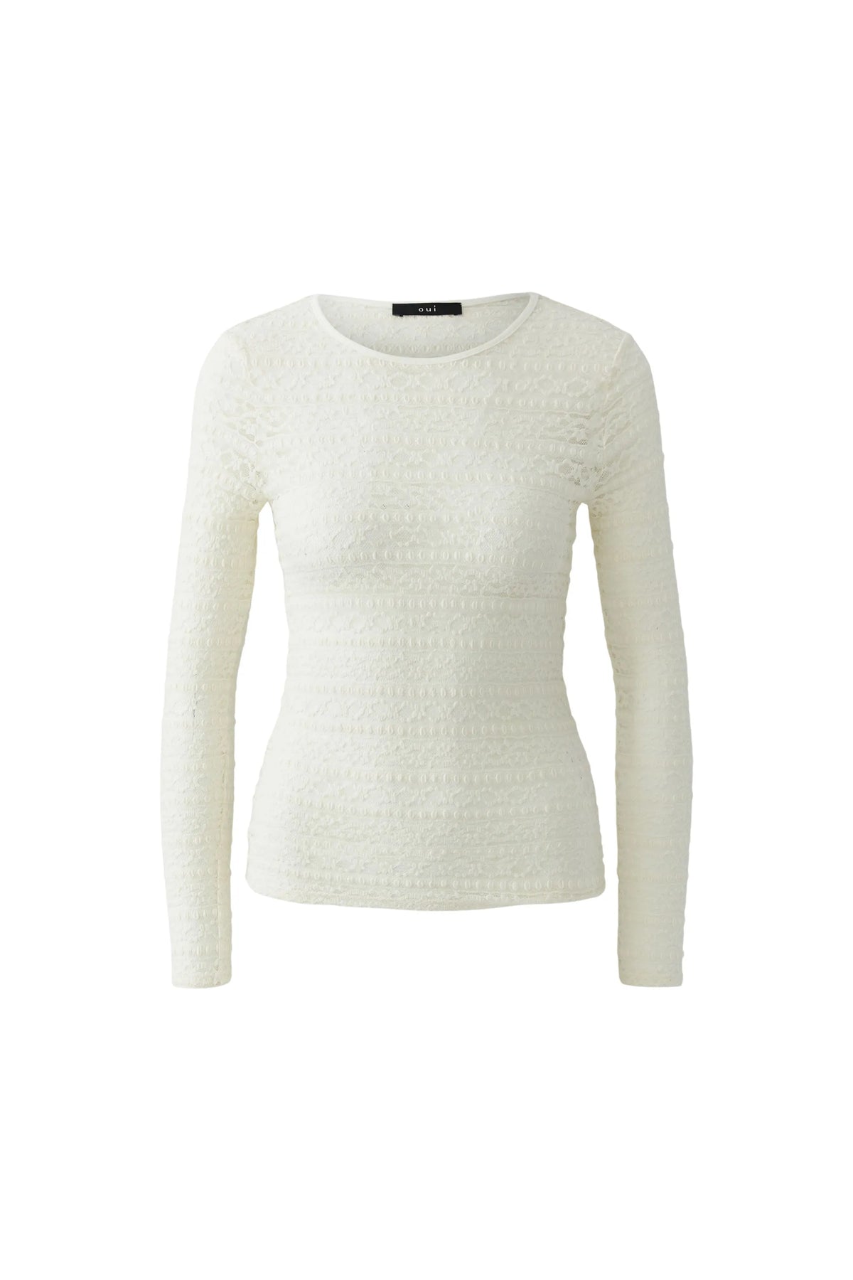 Langarmshirt aus Spitze