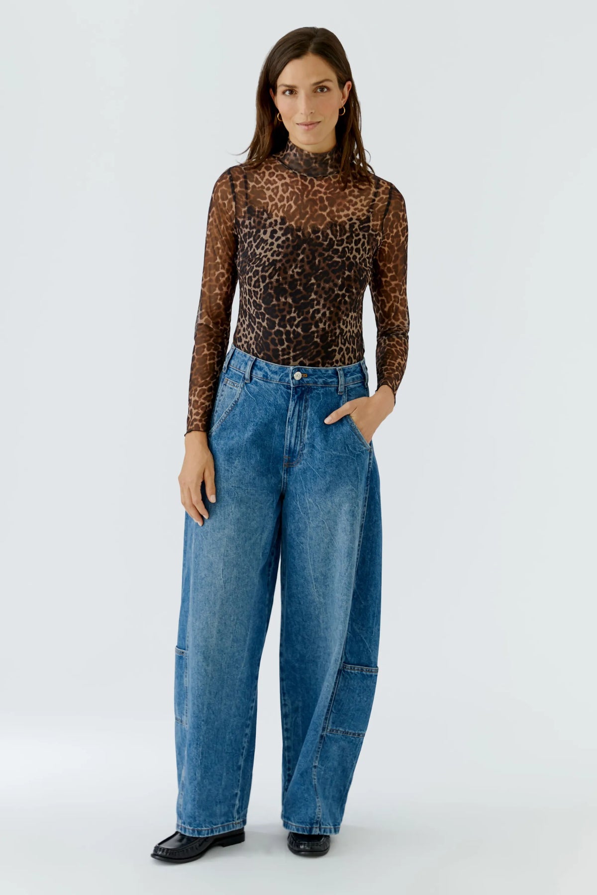 Langarmshirt transparent