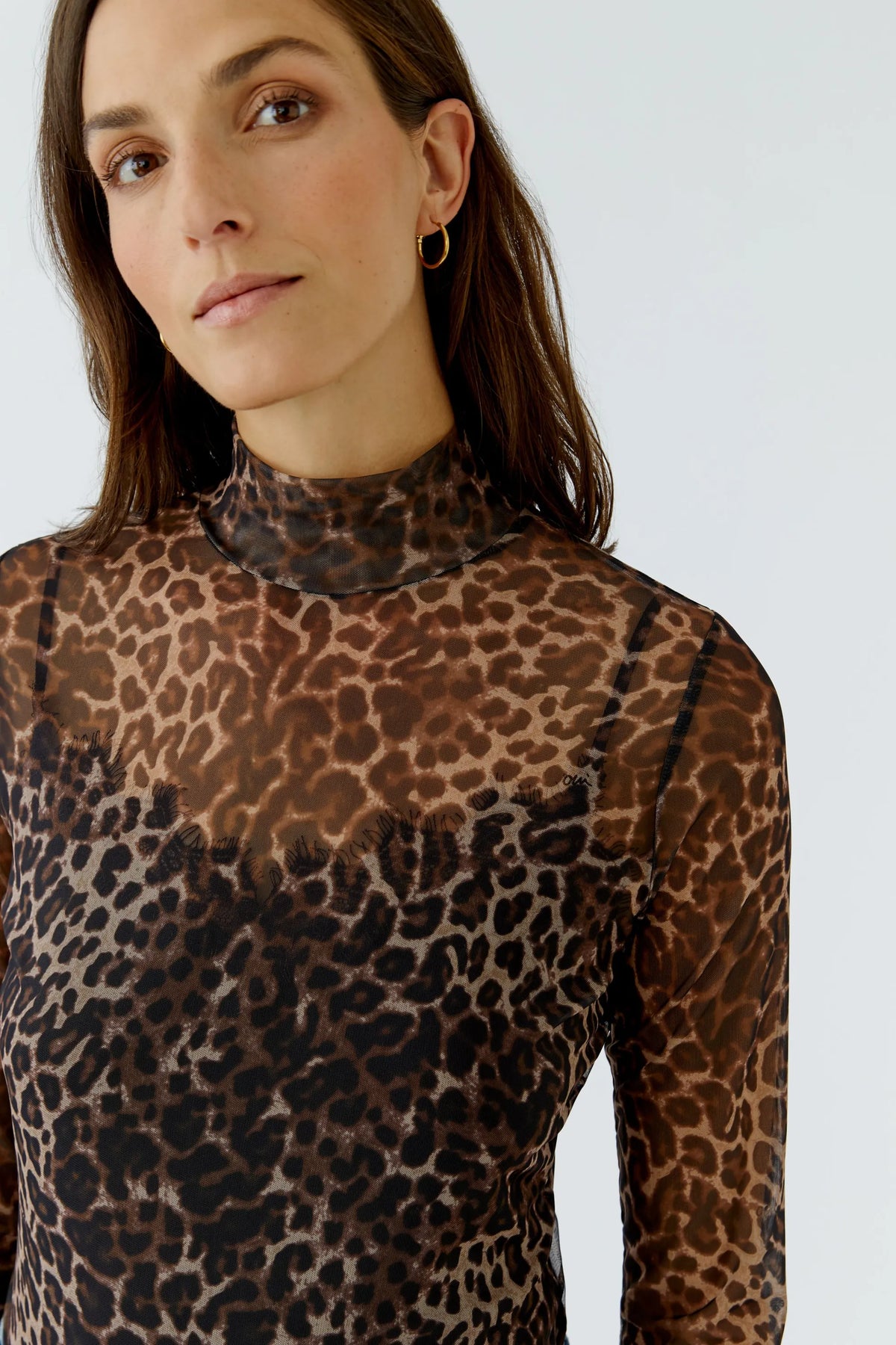 Langarmshirt transparent