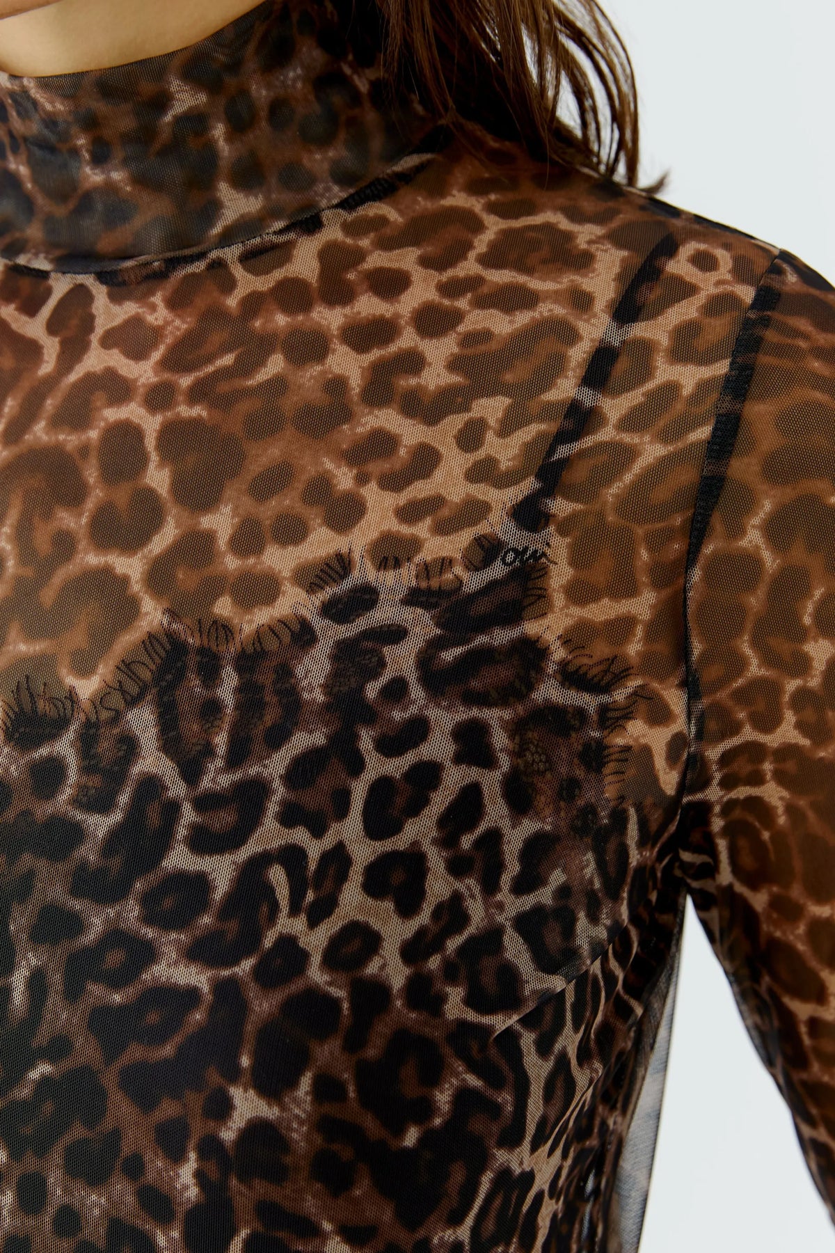 Langarmshirt transparent