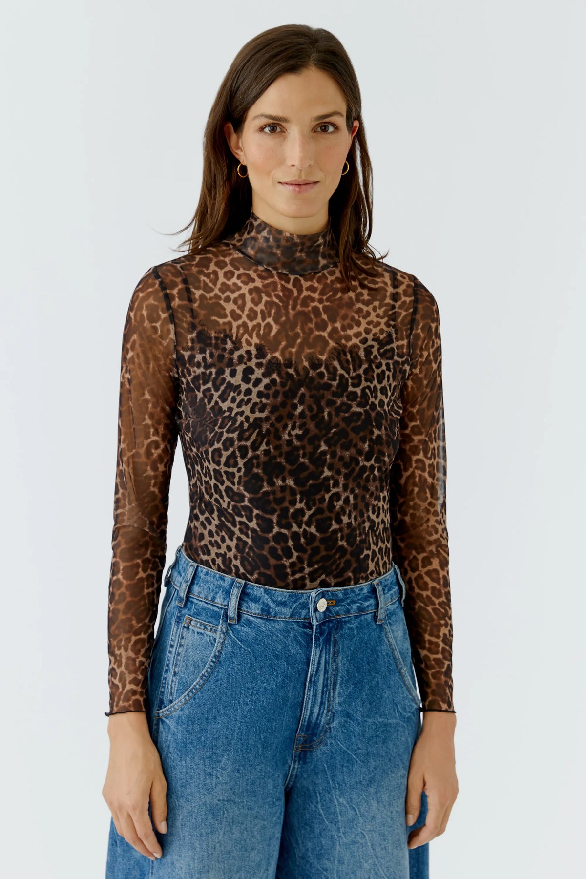 Langarmshirt transparent