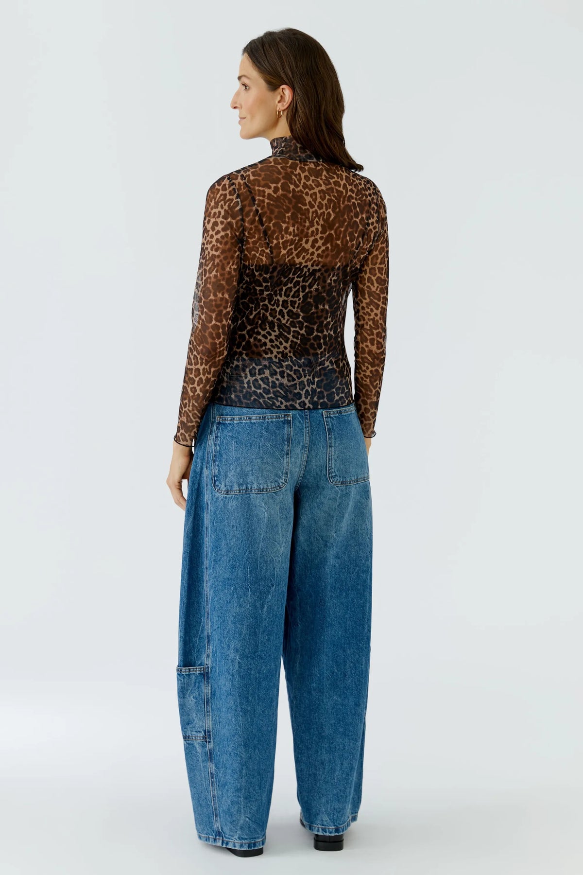 Langarmshirt transparent
