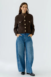 Strickjacke Relaxed Fit