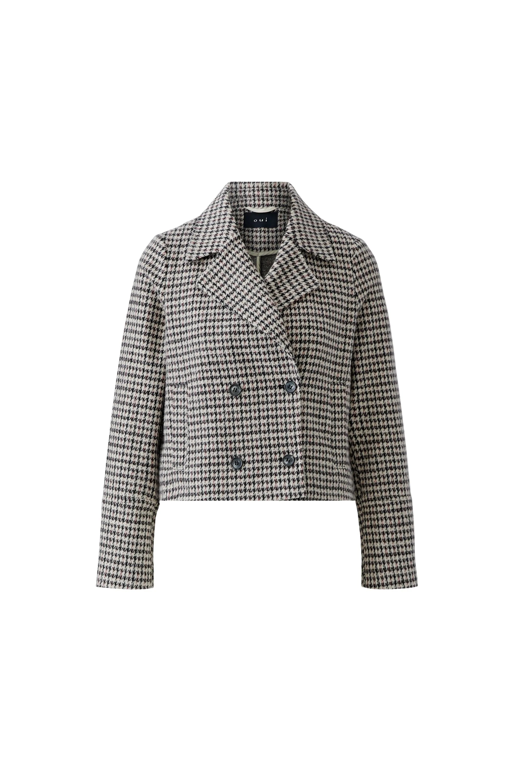 Blazerjacke aus Baumwollmix