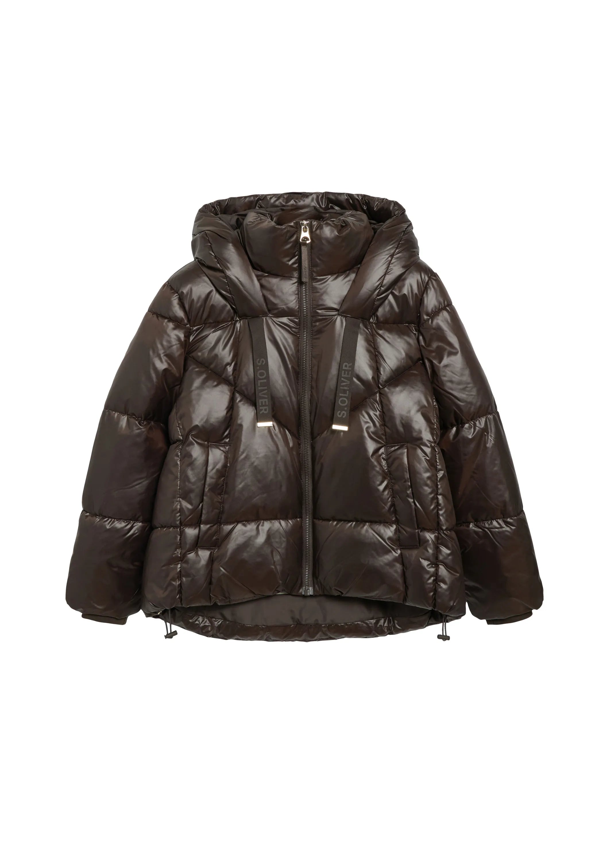Steppjacke mit Kapuze
