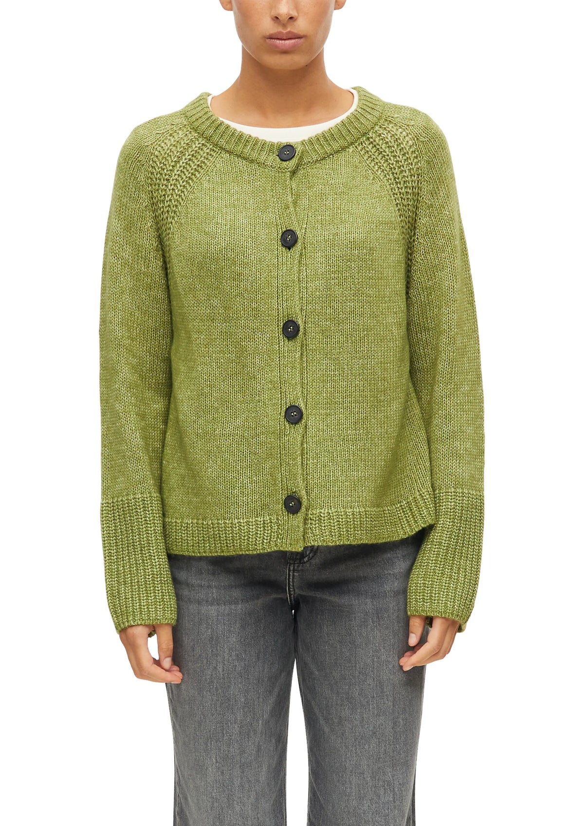 Strickjacke aus Baumwollmix