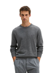 Strickpullover aus Schurwollmix