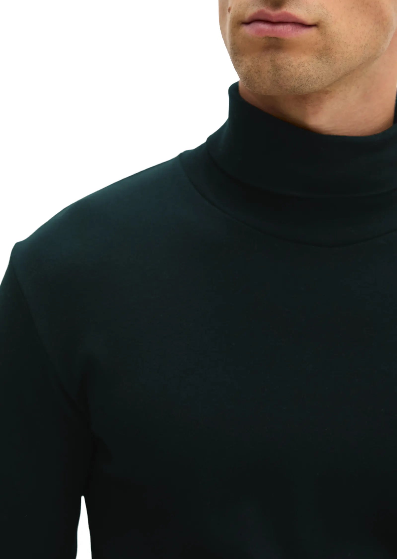Rollkragenpullover aus Bio-Baumwolle
