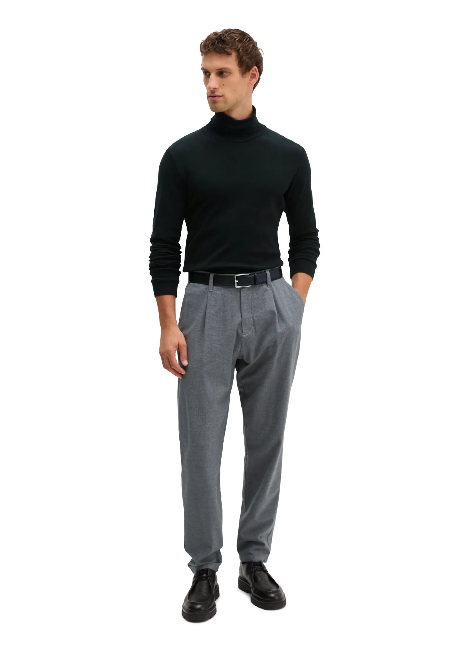 Rollkragenpullover aus Bio-Baumwolle