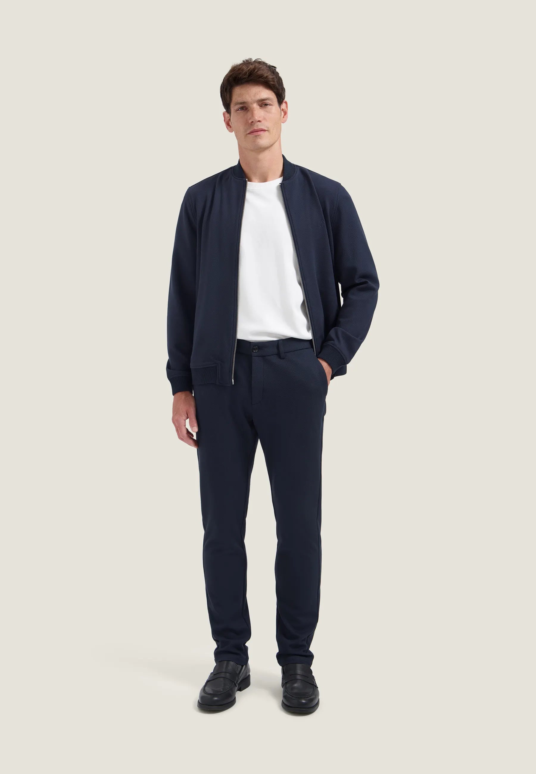 Pique-Chinohose MARLON Tapered Fit