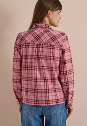 Hemdbluse kariert aus Baumwolle