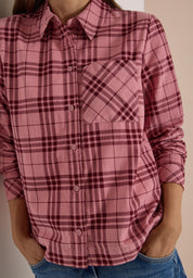 Hemdbluse kariert aus Baumwolle