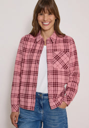 Hemdbluse kariert aus Baumwolle