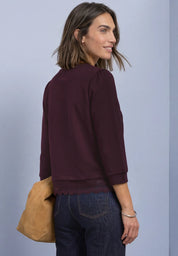 Langarmshirt mit Spitzendetail