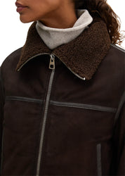 Lederjacke Regular Fit