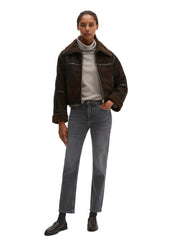 Lederjacke Regular Fit