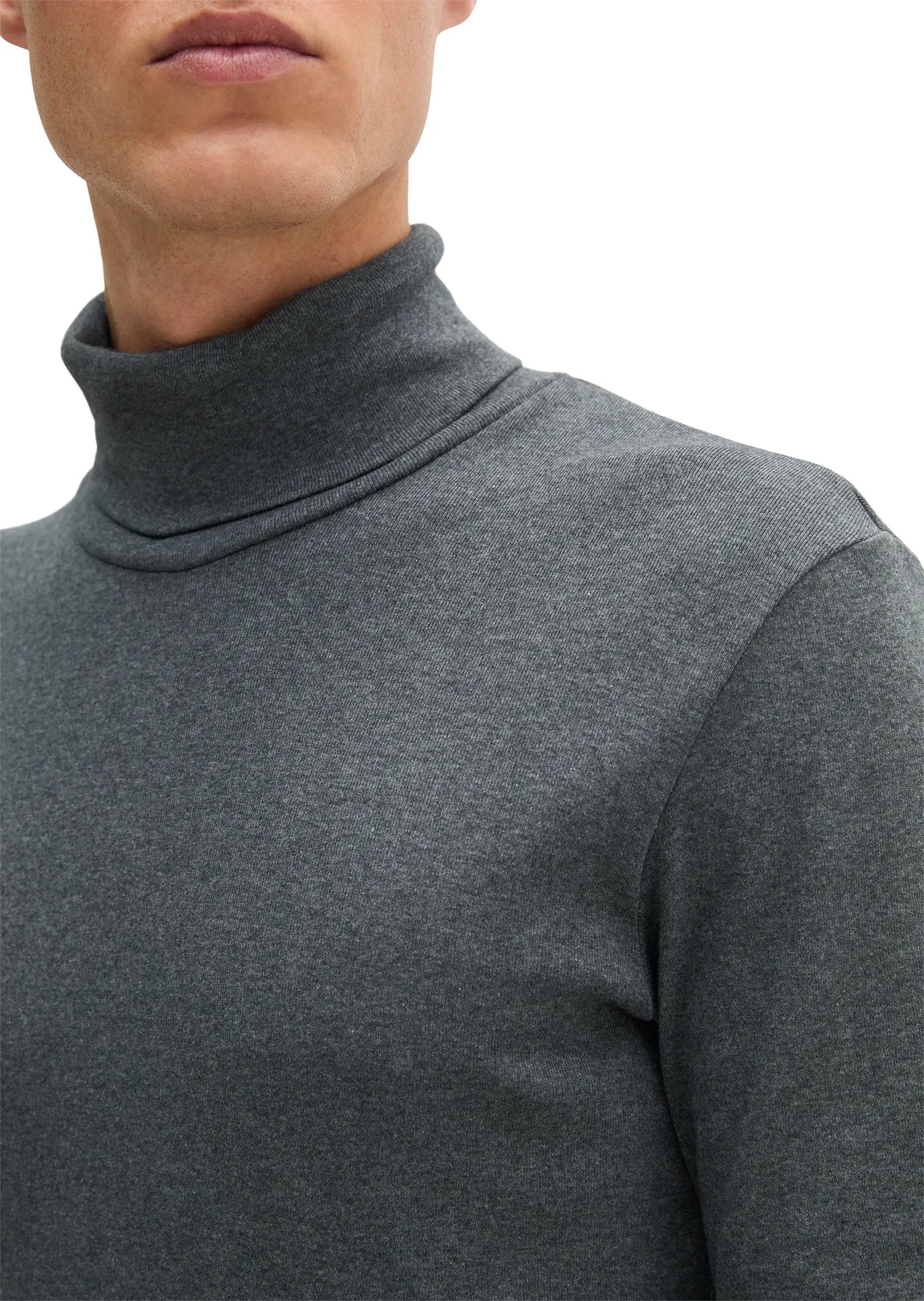 Rollkragenpullover aus Bio-Baumwolle