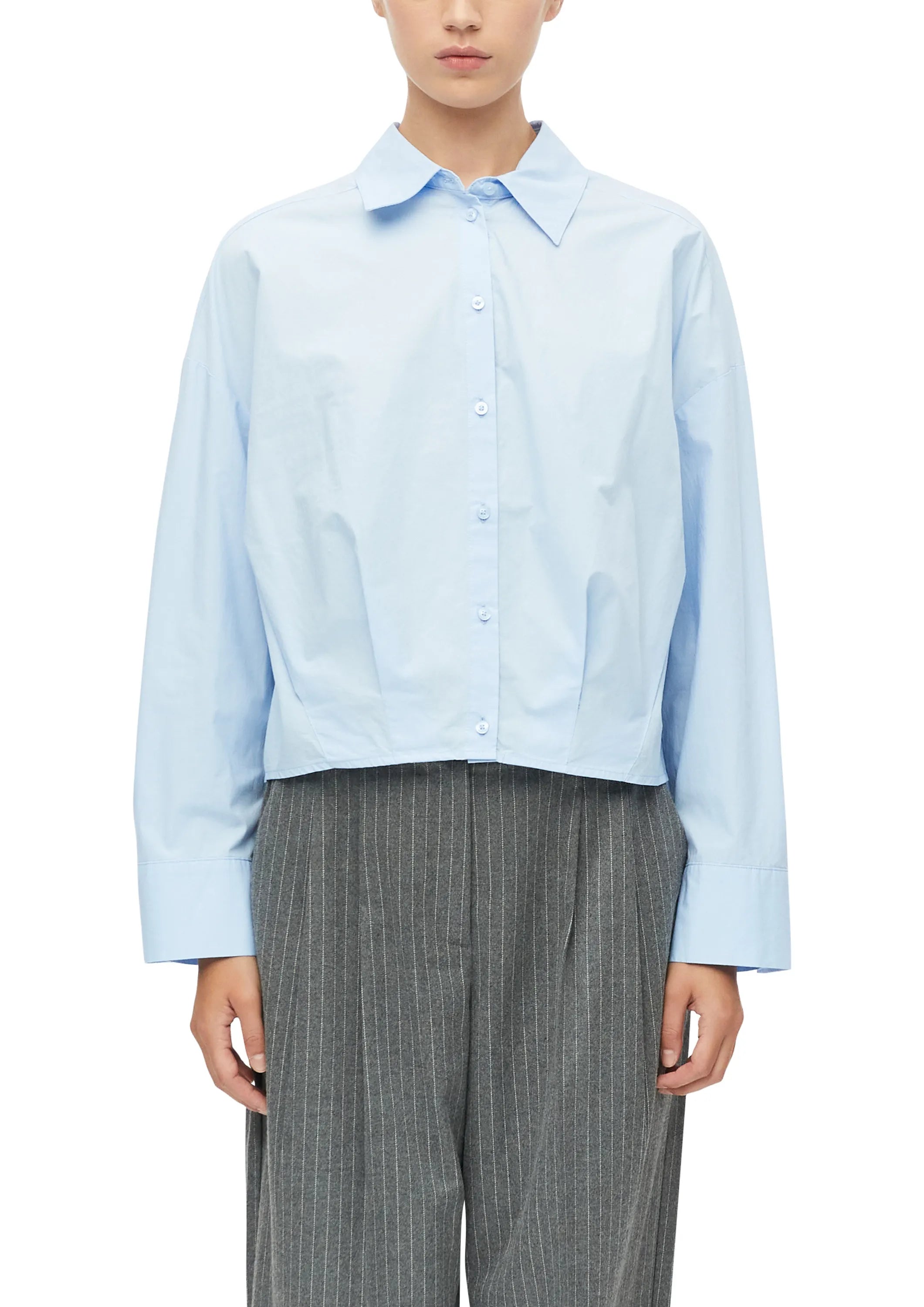 Crop Bluse aus Baumwolle
