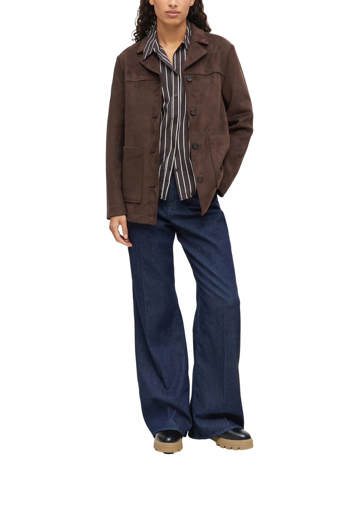 Bluse aus Viskosemix