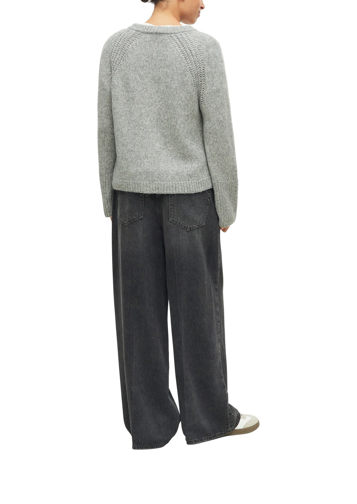 Strickjacke aus Baumwollmix