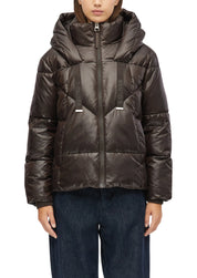 Steppjacke mit Kapuze