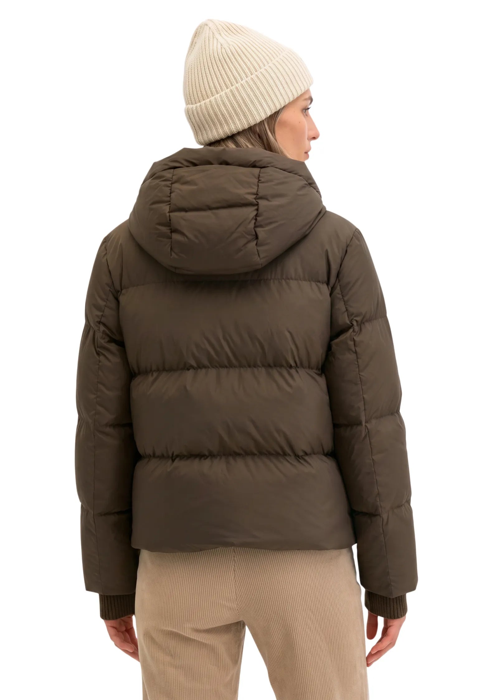 Daunenjacke mit Kapuze